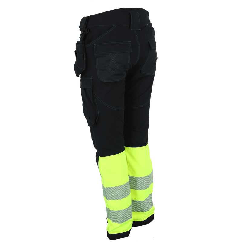 Akita Professional Pant,Black Beauty / Safety Yellow