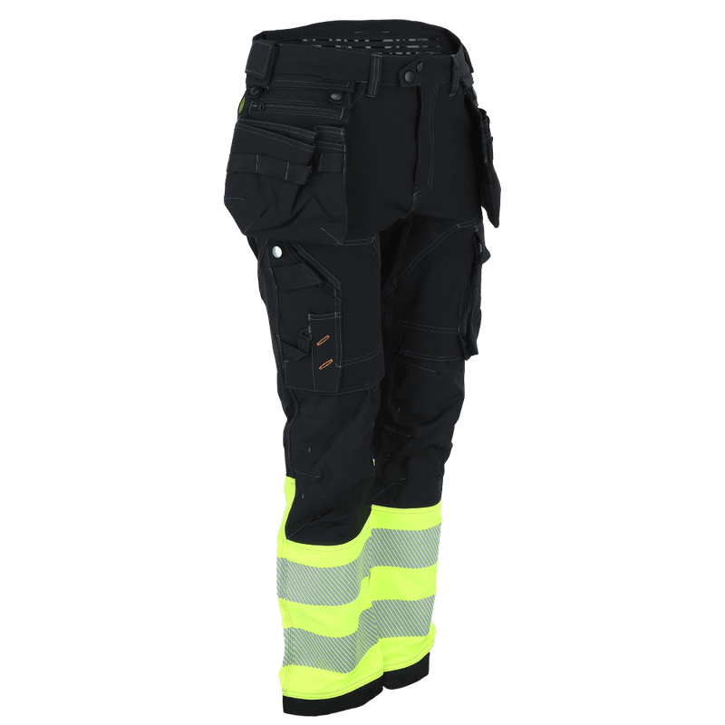 Akita Professional Pant,Black Beauty / Safety Yellow