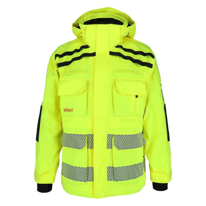Hovedbilde Wrks, Polarjo Hi Vis eVent jakke, Safety Yellow