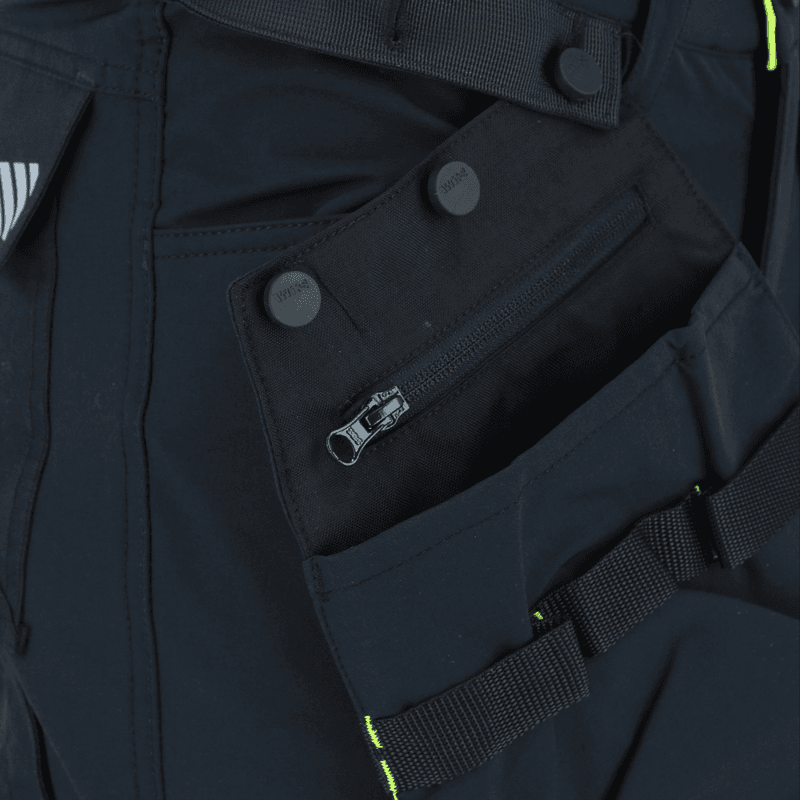 Bismuth Stretch Pant w/button,Black Beauty